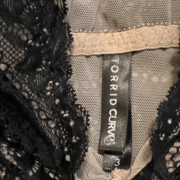 Black Lace Bralette torrid plus size 3 - Picture 2 of 3